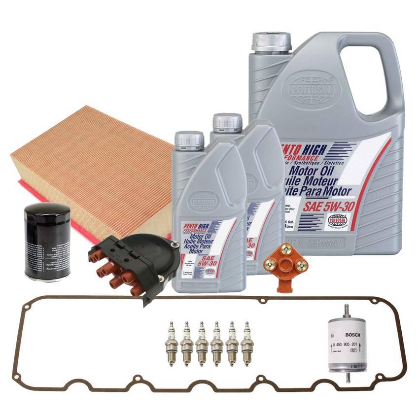 BMW Ignition Tune-Up Kit (5W-30) (7 Liter) (High Performance) 13721720861 - eEuroparts Kit 3086350KIT